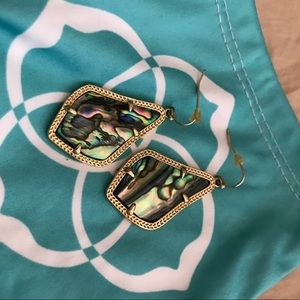 Kendra Scott abalone earrings